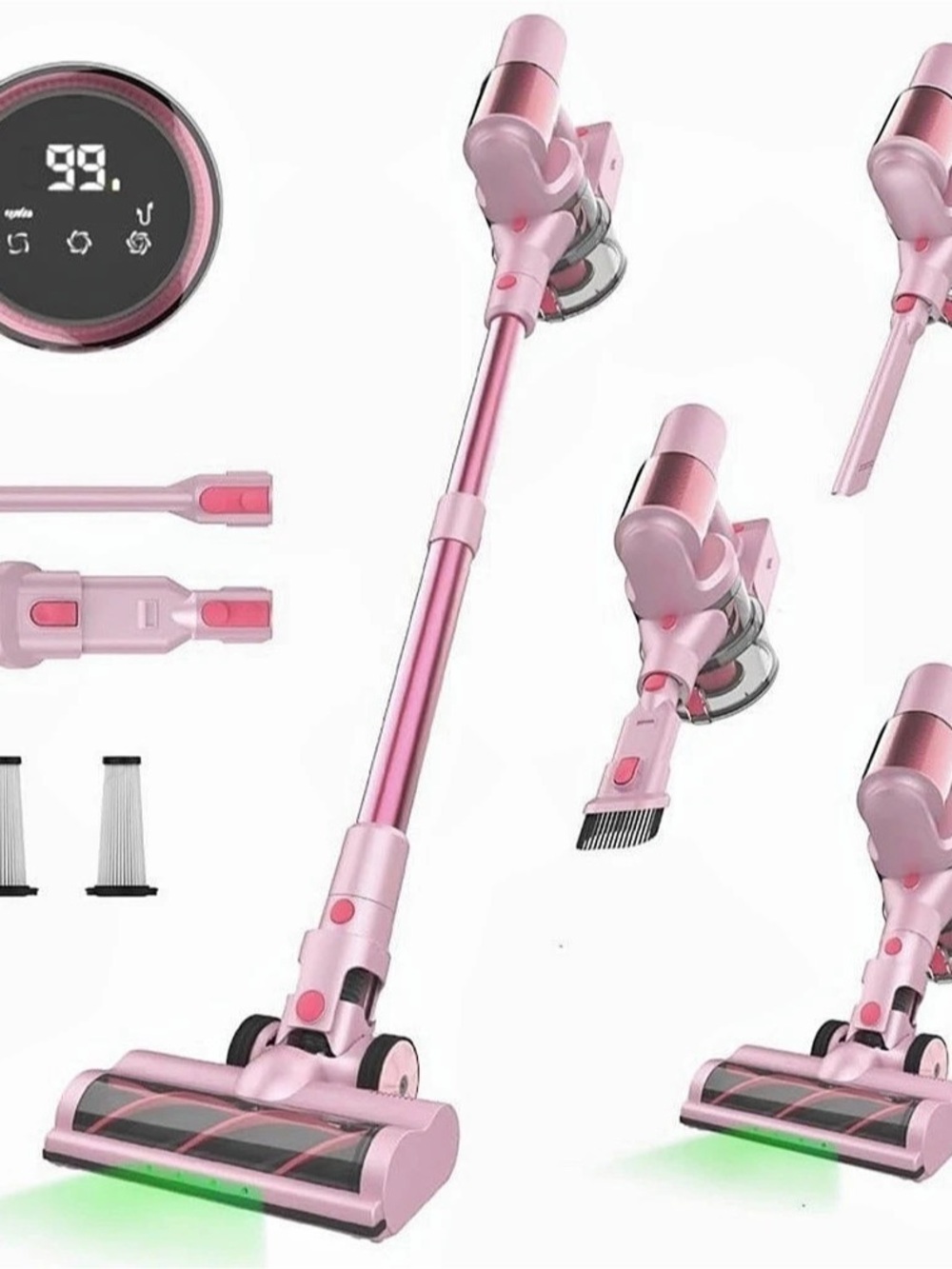 Cordless Stick Vacuum in Pink Like New
